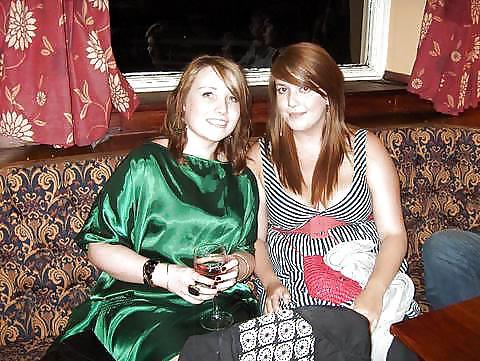25P 2 or more girls in various Satin clothing