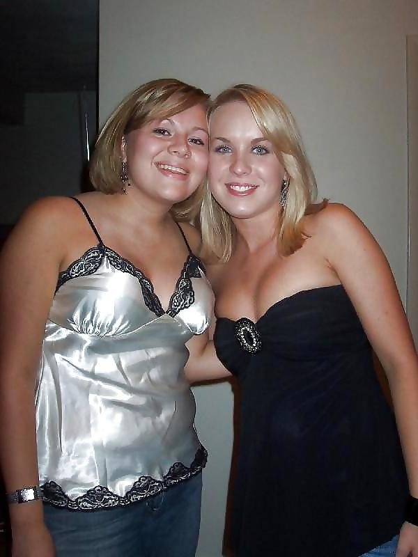25P 2 or more girls in various Satin clothing