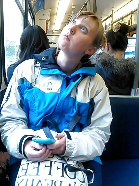 25P Voyeur Candid - More transit beauties