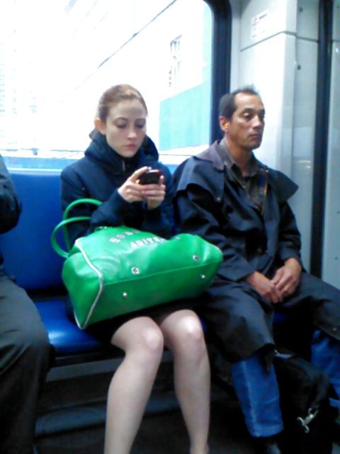25P Voyeur Candid - More transit beauties