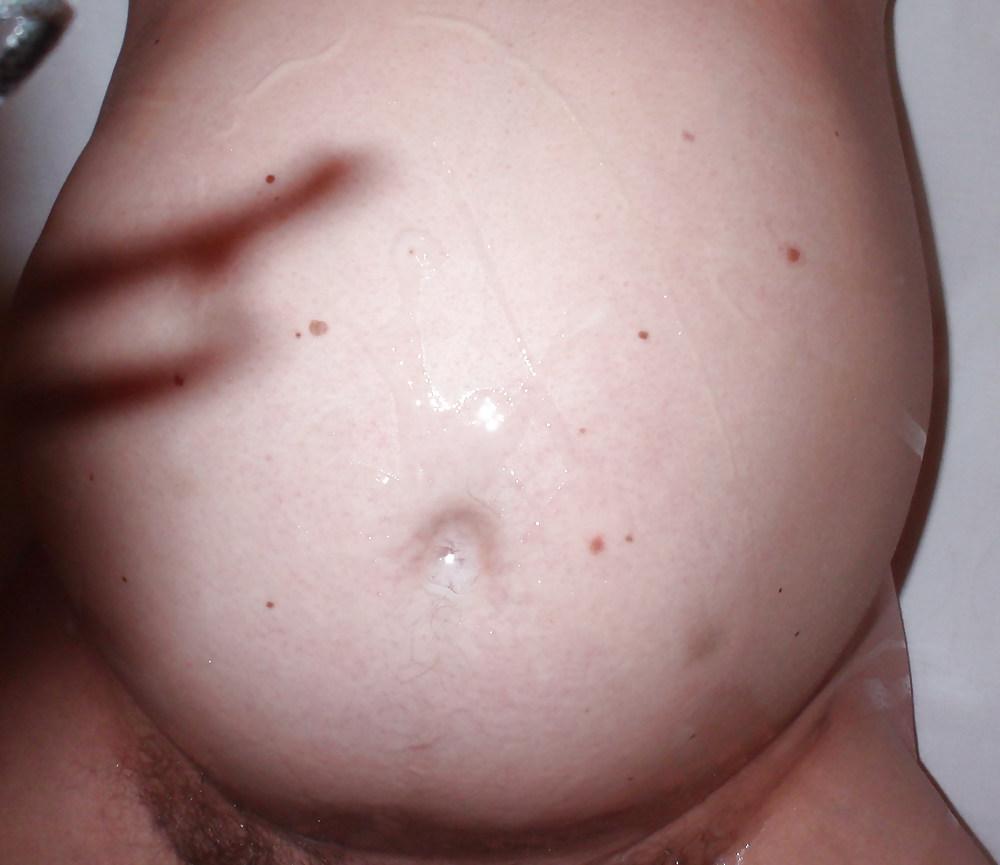 15P Six men been cummin on my 8 month pregnant belly