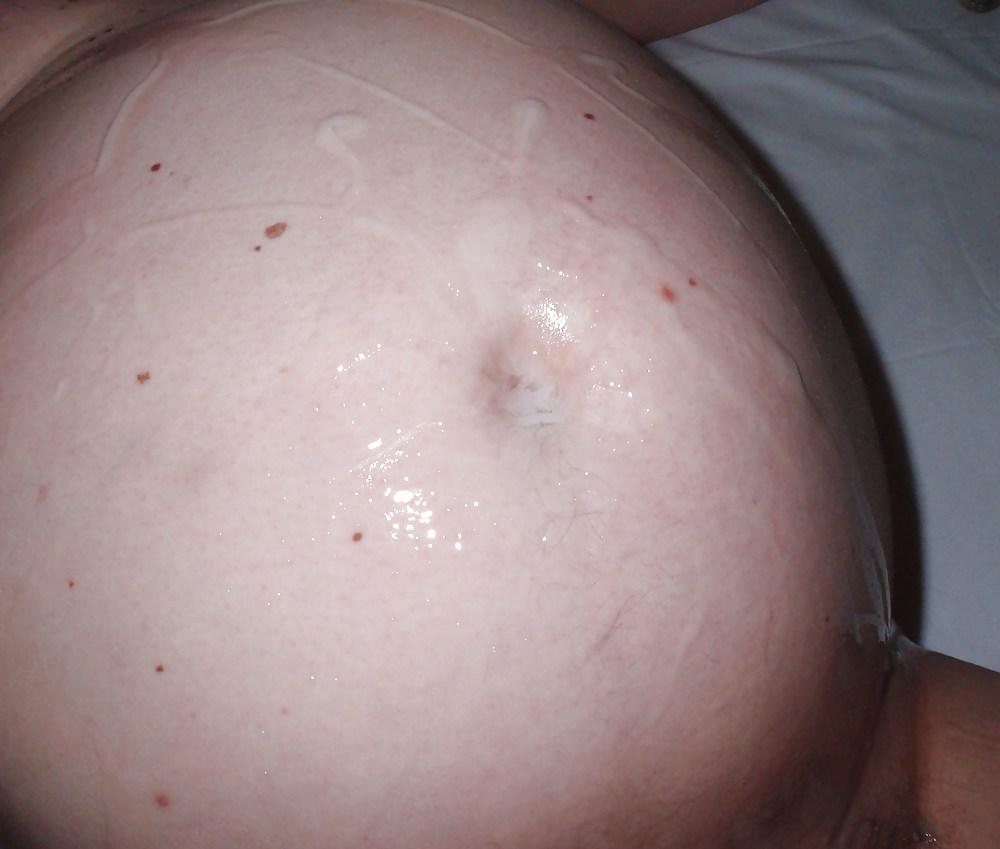 15P Six men been cummin on my 8 month pregnant belly