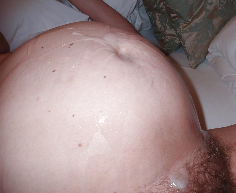 15P Six men been cummin on my 8 month pregnant belly