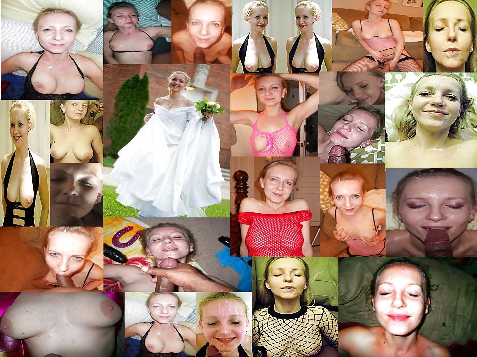 16P Exposed Wife--Pam the Cumslut & hubby cameo!