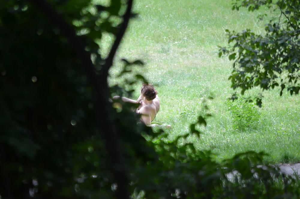 14P Sunbathing in the park