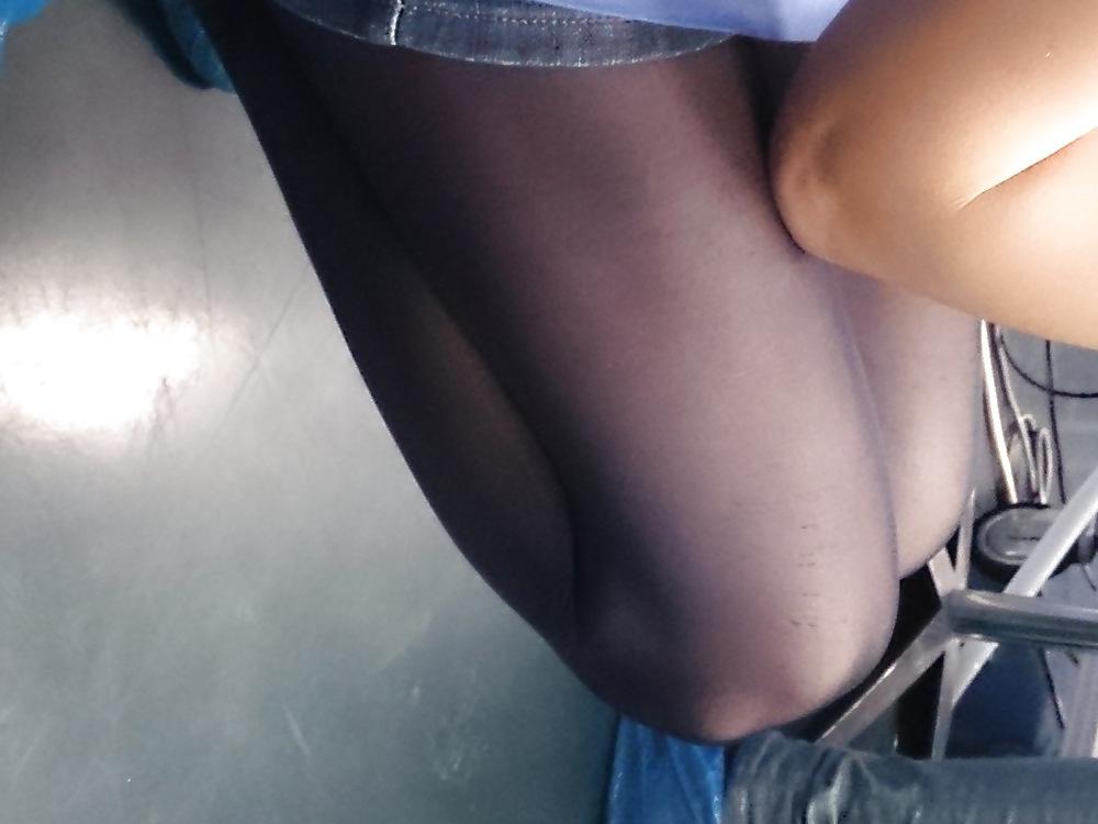 25P Purple tights of Nurse at the hospital
