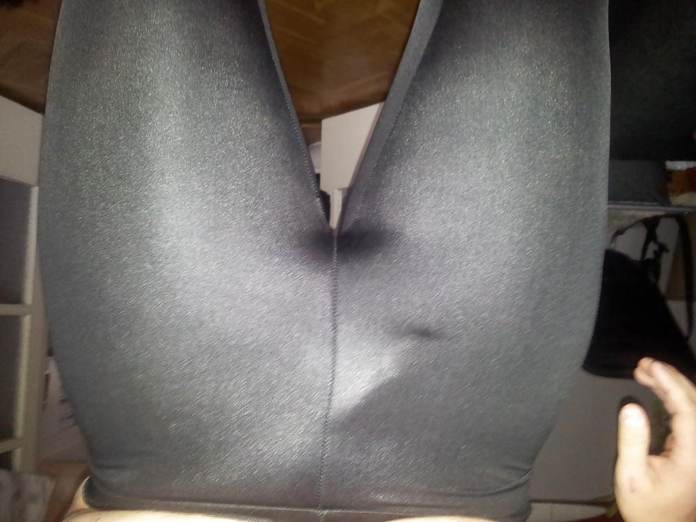 23P Shiny leggings and dildo