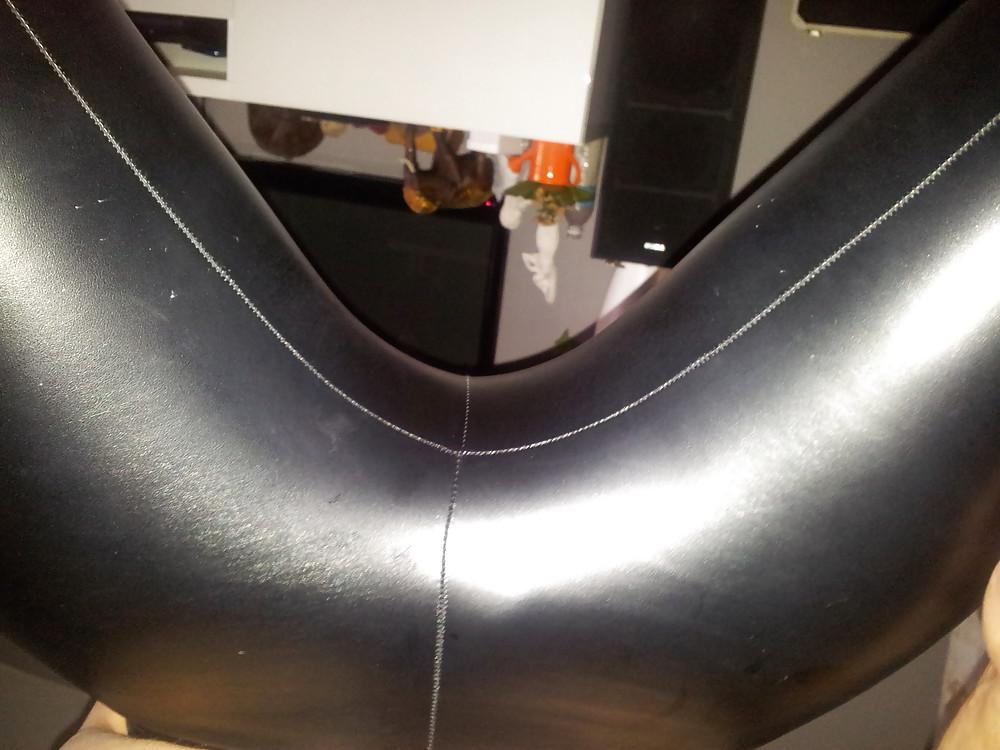 23P Shiny leggings and dildo