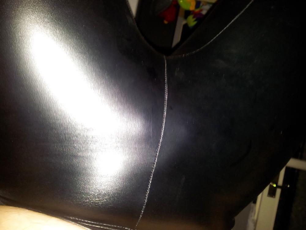 23P Shiny leggings and dildo