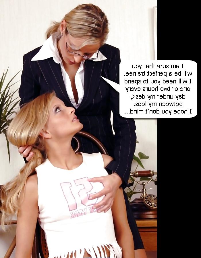 23P Office caption sluts. More light hearted fun
