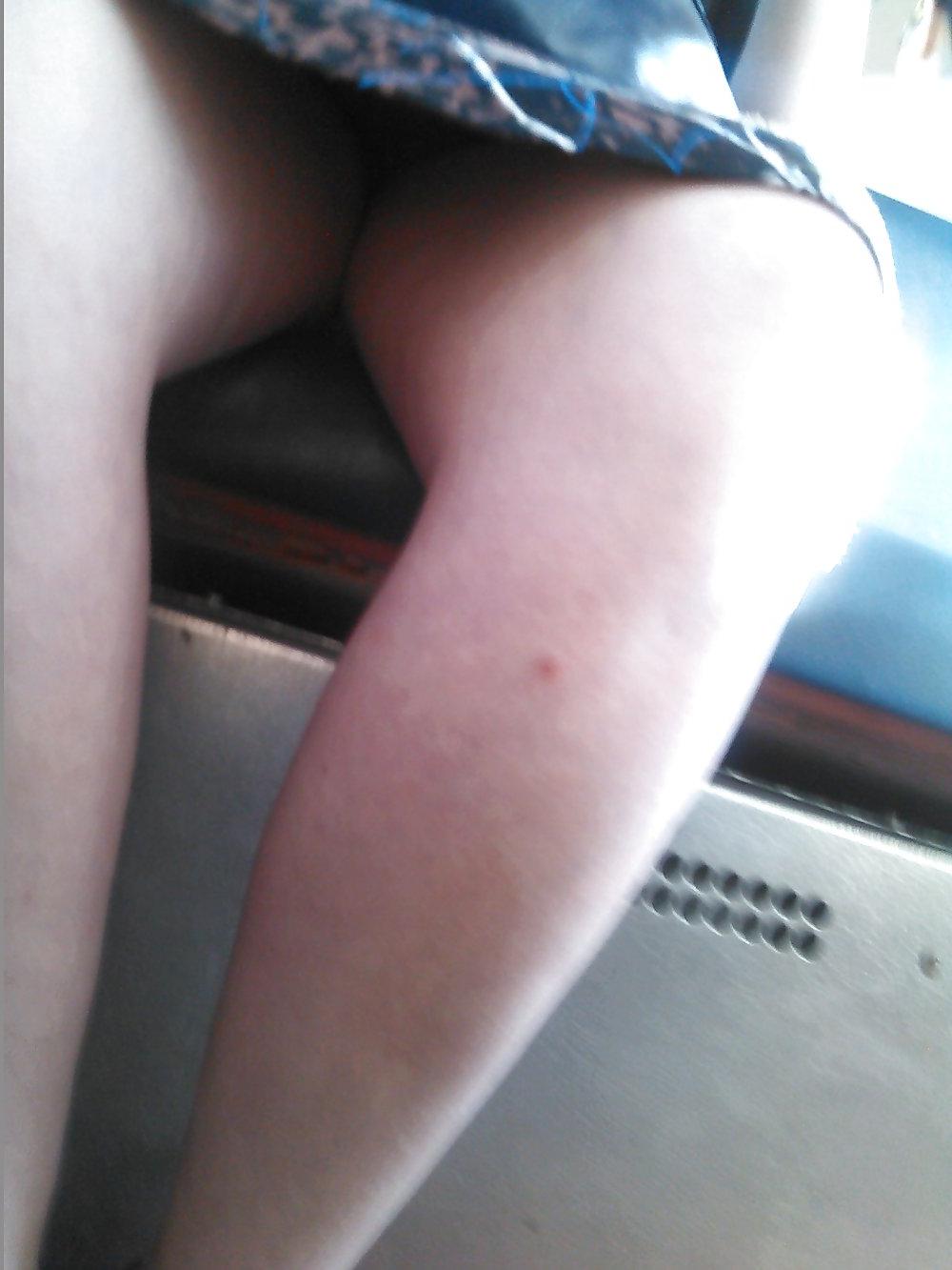 23P Voyeur - upskirt with black panties