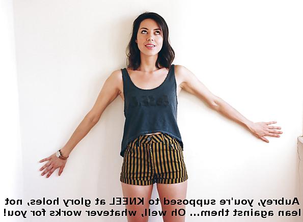7P Aubrey Plaza captions