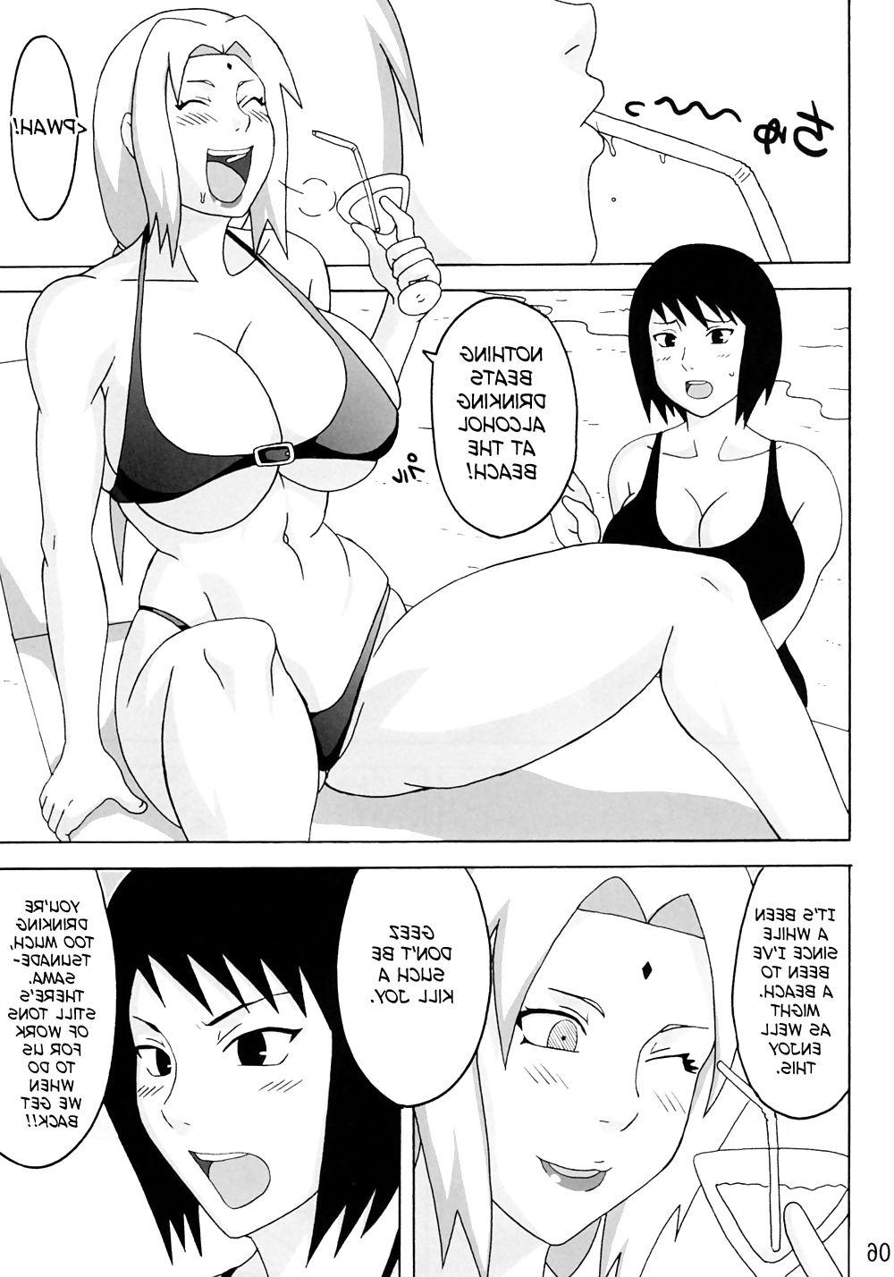25P Naruho - Tsunade's Obscene Beach 