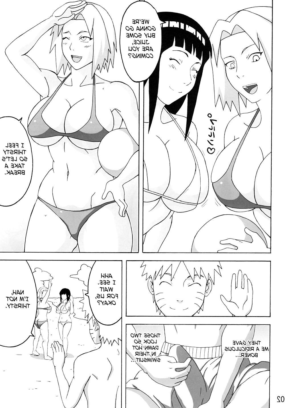 25P Naruho - Tsunade's Obscene Beach 