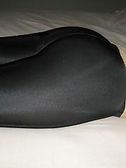 25P Hot satin and spandex pants