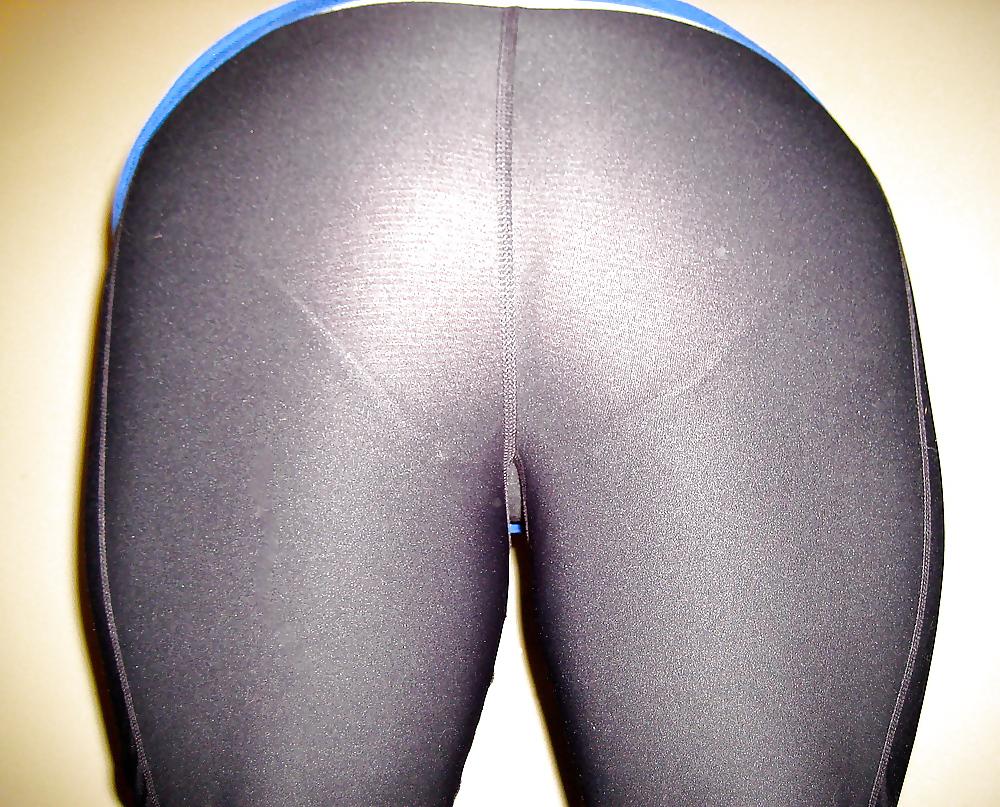 25P Hot satin and spandex pants