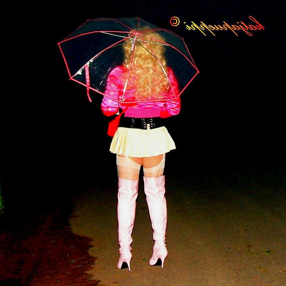 5P Transvestit prostituiert sich auf Strassenstrich Berlin 