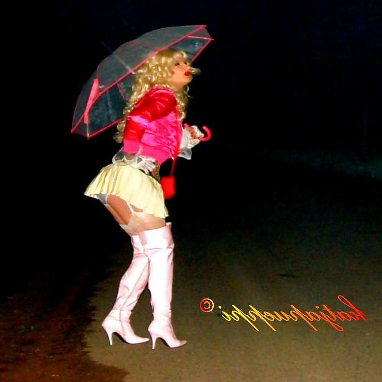 5P Transvestit prostituiert sich auf Strassenstrich Berlin 