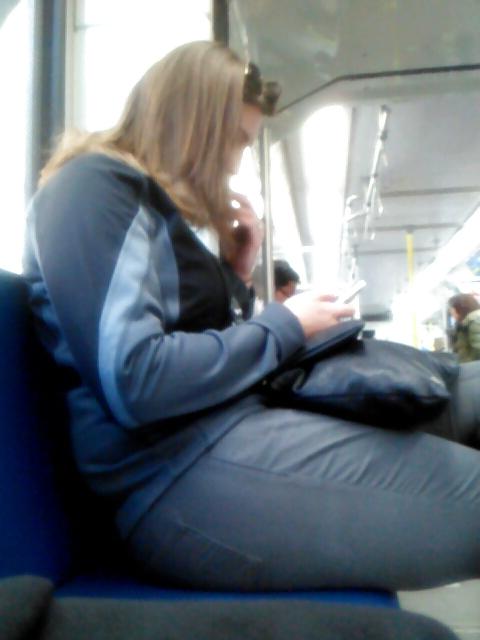 25P Voyeur 6 - Upskirt-ish on gorgeous shapely thighs!