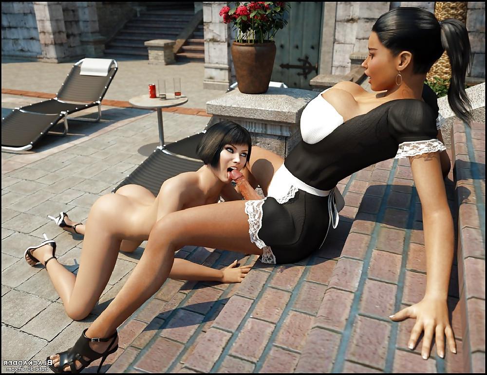25P 3D sexy shemale ass