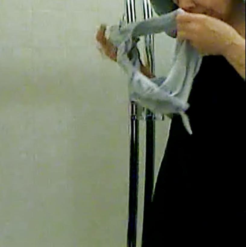 16P Mother in law smelling her own panties