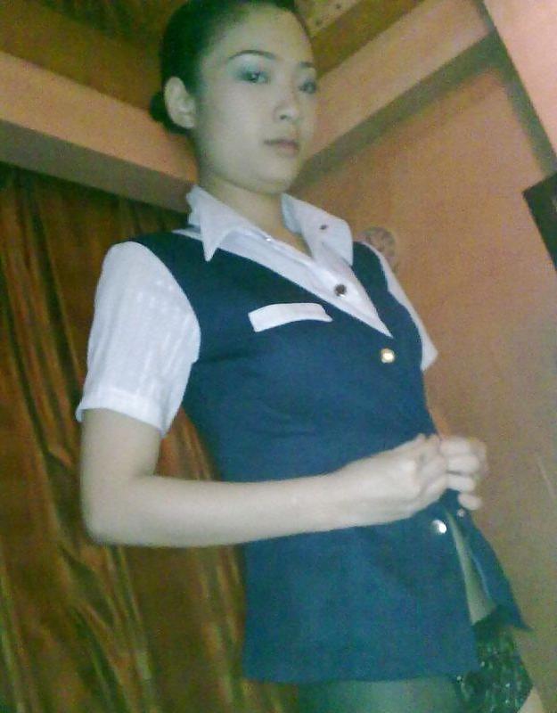 18P A young lady in hotel