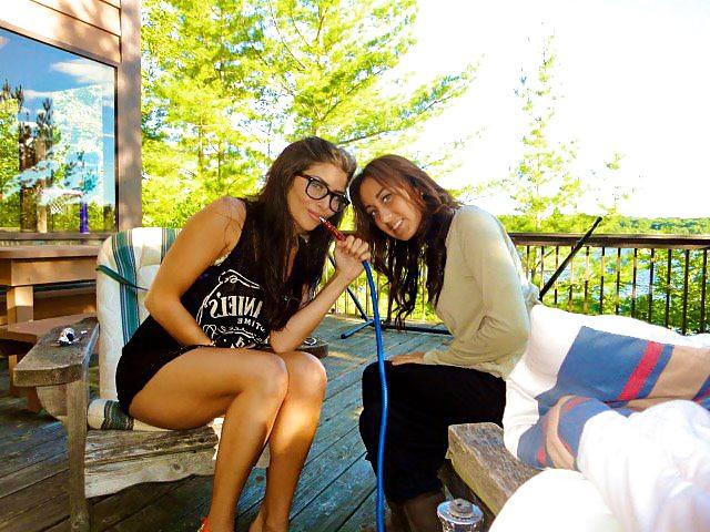 25P Real Canadian Cutie with Friends at the Cottage 