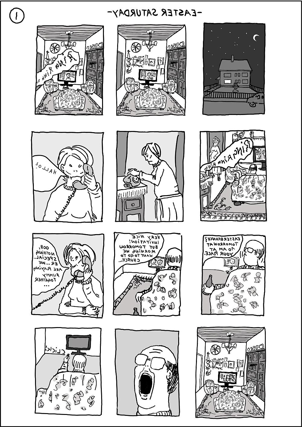 15P THE GUEST, cartoon by chris ingres:)