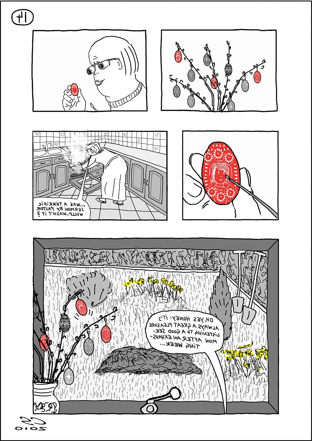 15P THE GUEST, cartoon by chris ingres:)