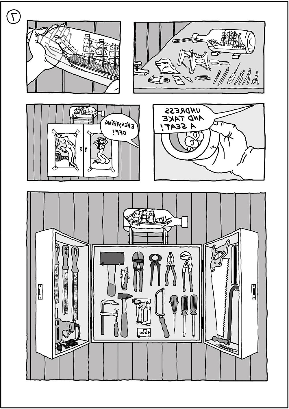 15P THE GUEST, cartoon by chris ingres:)