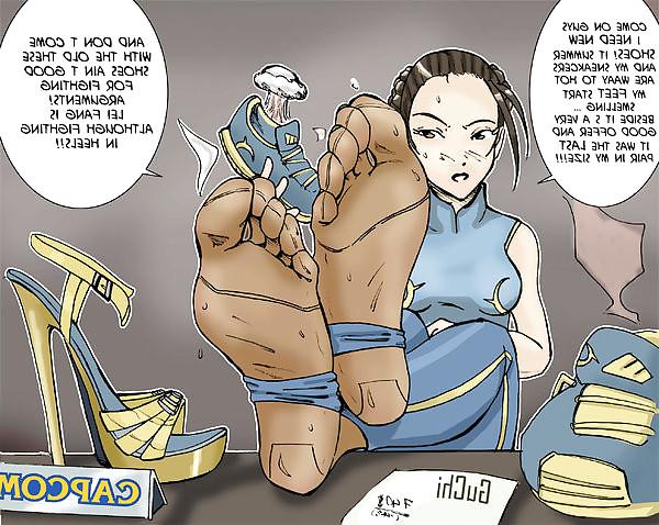 25P Cartoon nylon feet