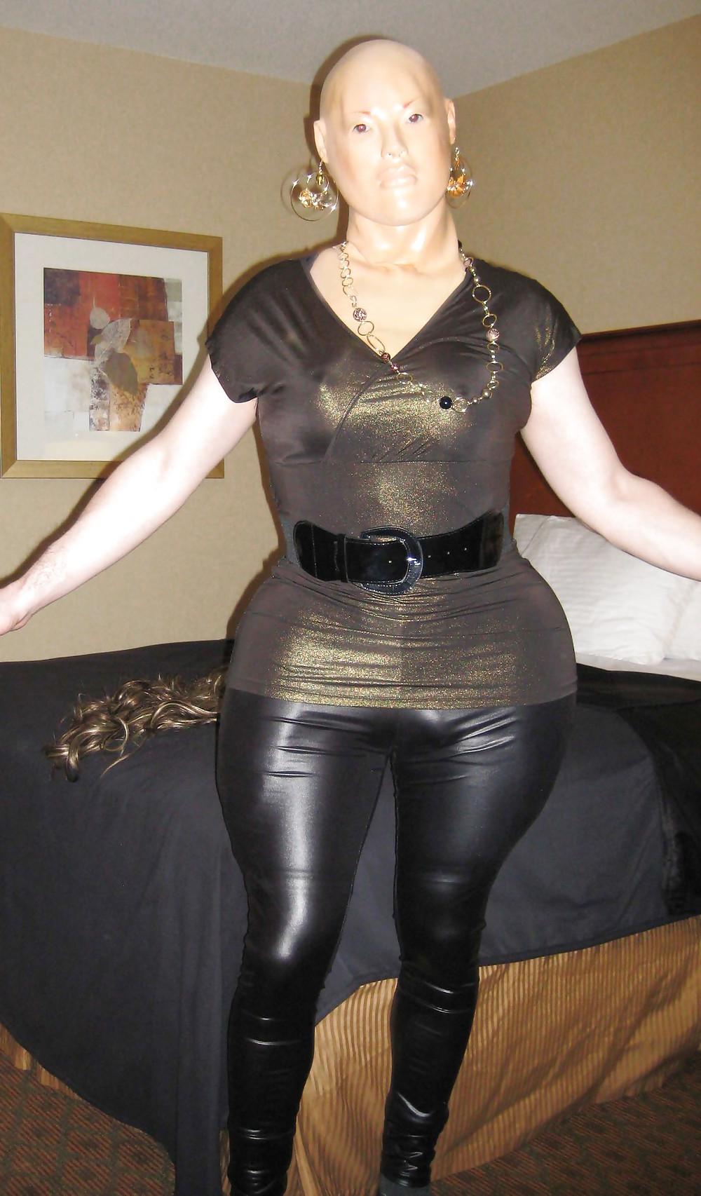 5P Gold & Shiny leggings