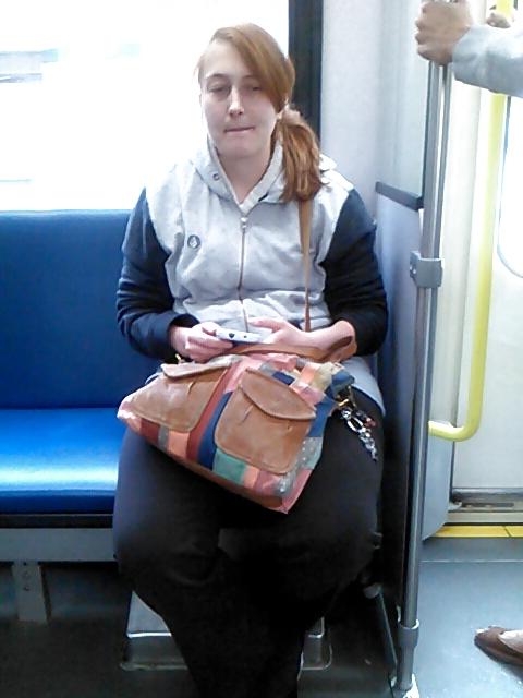 25P Voyeur - random asses and a redhead babe