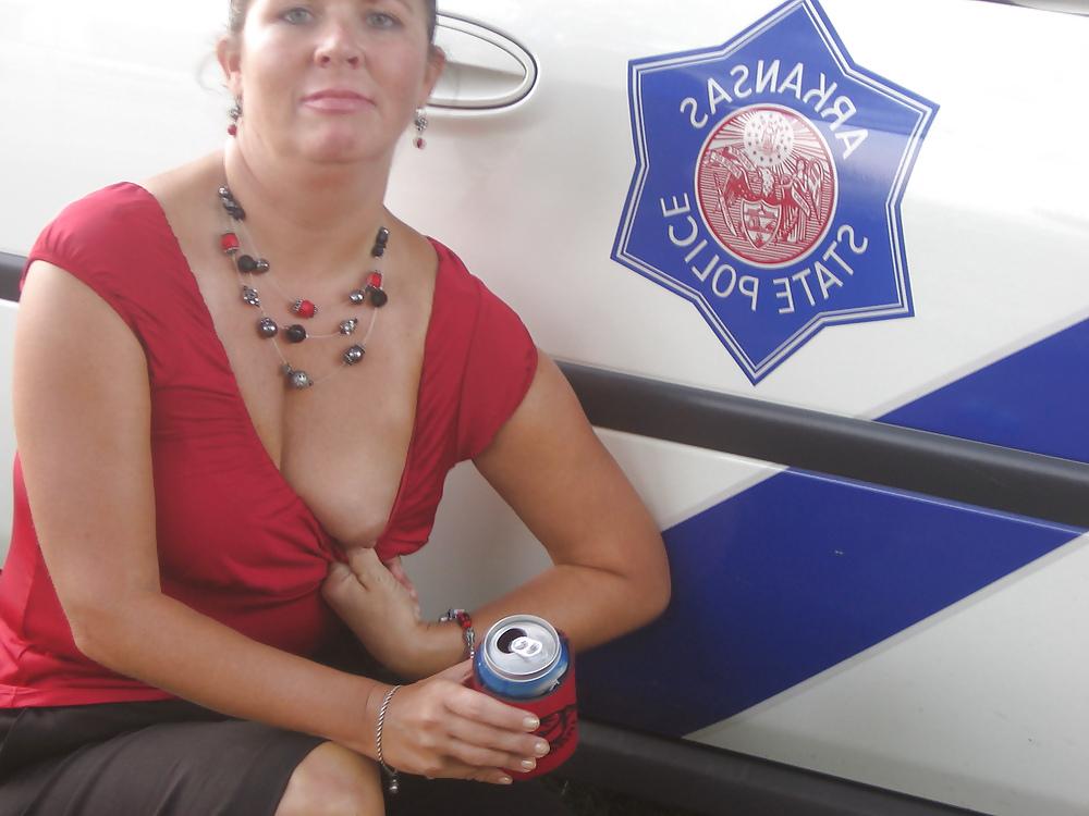 25P Police Car Flashing