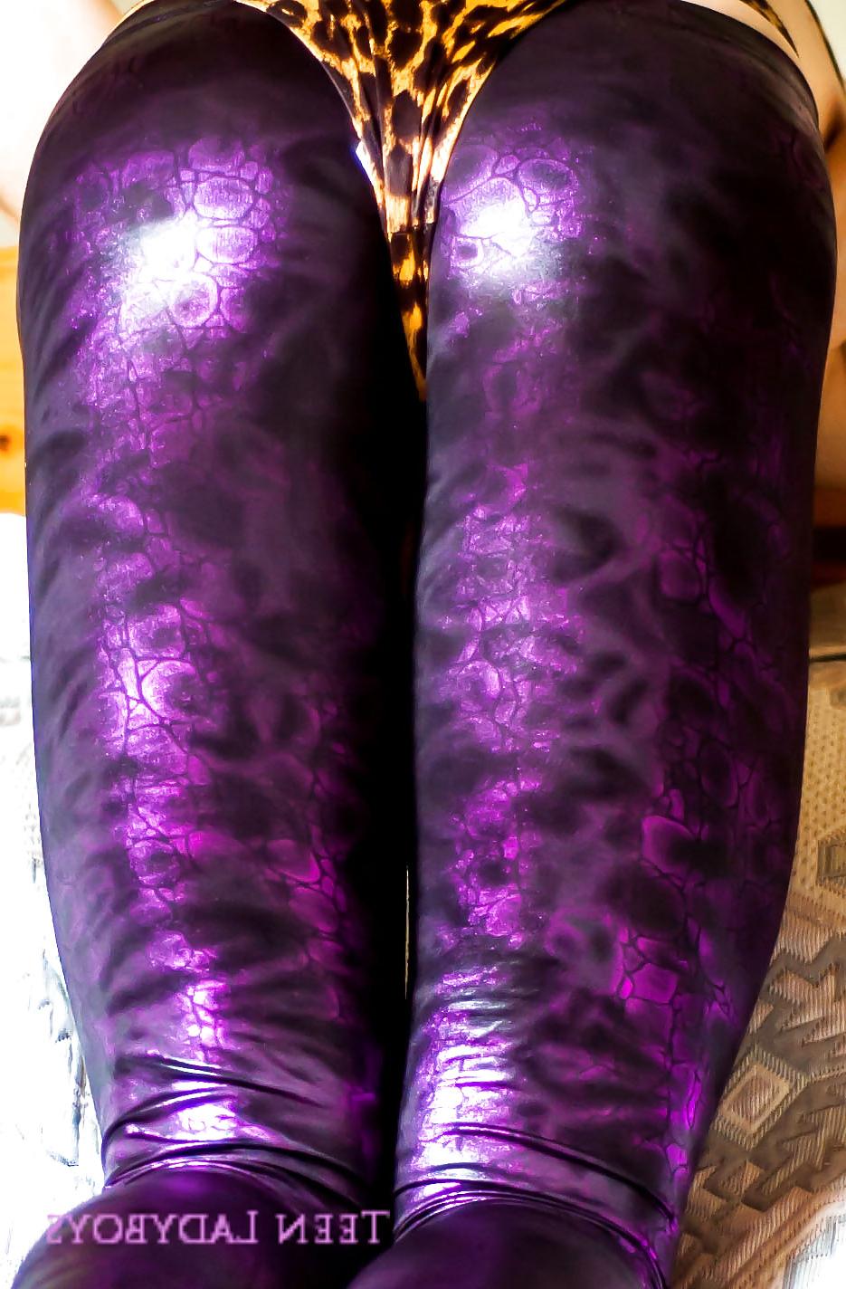 25P My new shiny leggings & salsa pant pictures