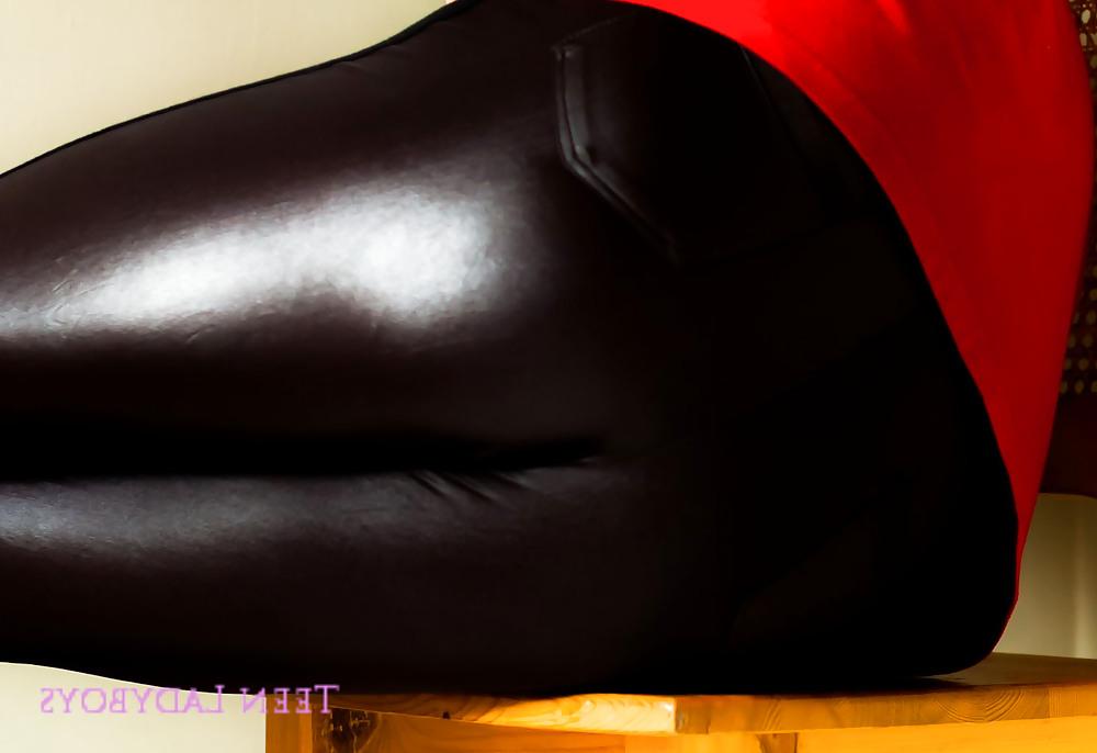 25P My new shiny leggings & salsa pant pictures