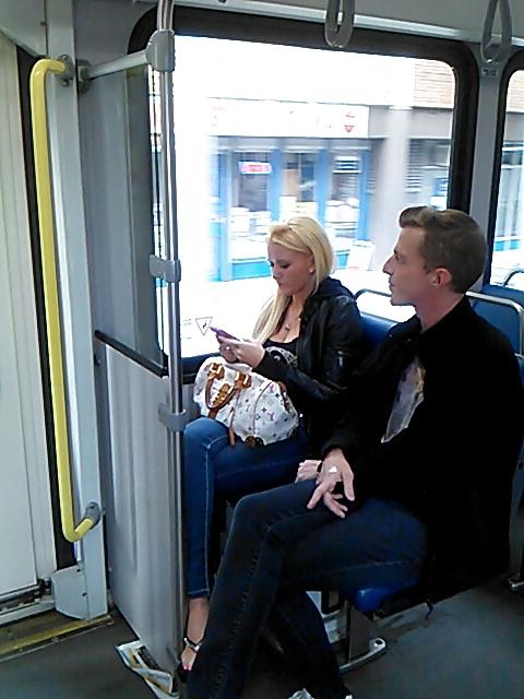 25P Voyeur - More asses and a blond hottie on the train