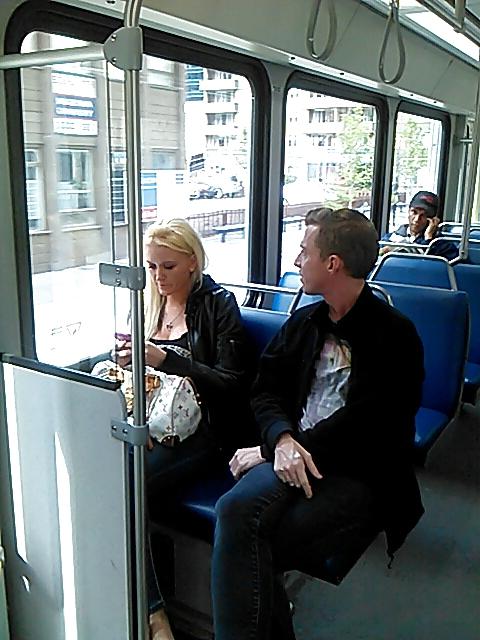 25P Voyeur - More asses and a blond hottie on the train
