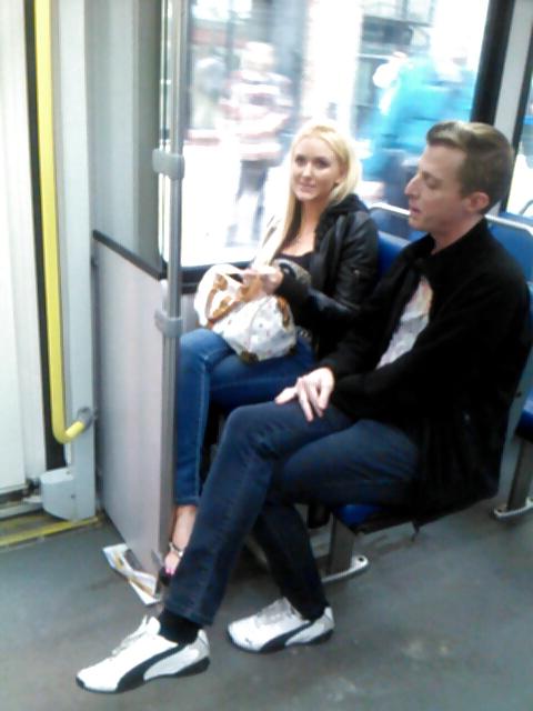 25P Voyeur - More asses and a blond hottie on the train