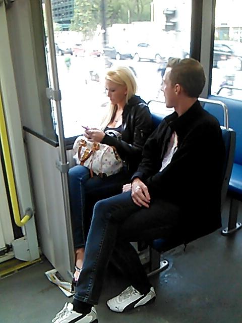 25P Voyeur - More asses and a blond hottie on the train