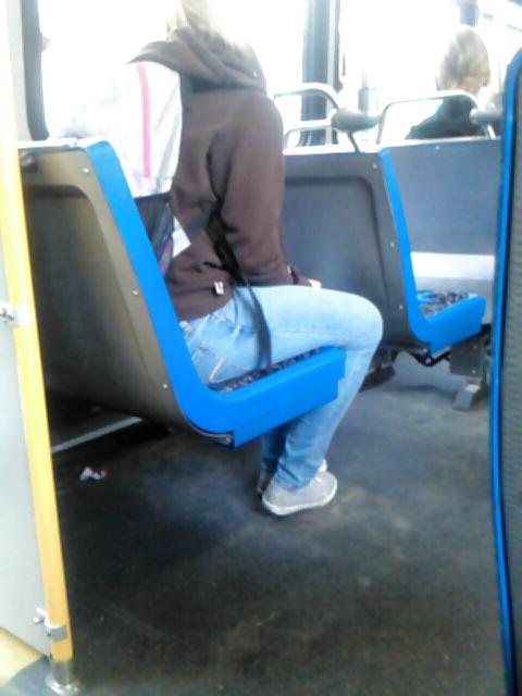 25P Voyeur - More asses and a blond hottie on the train
