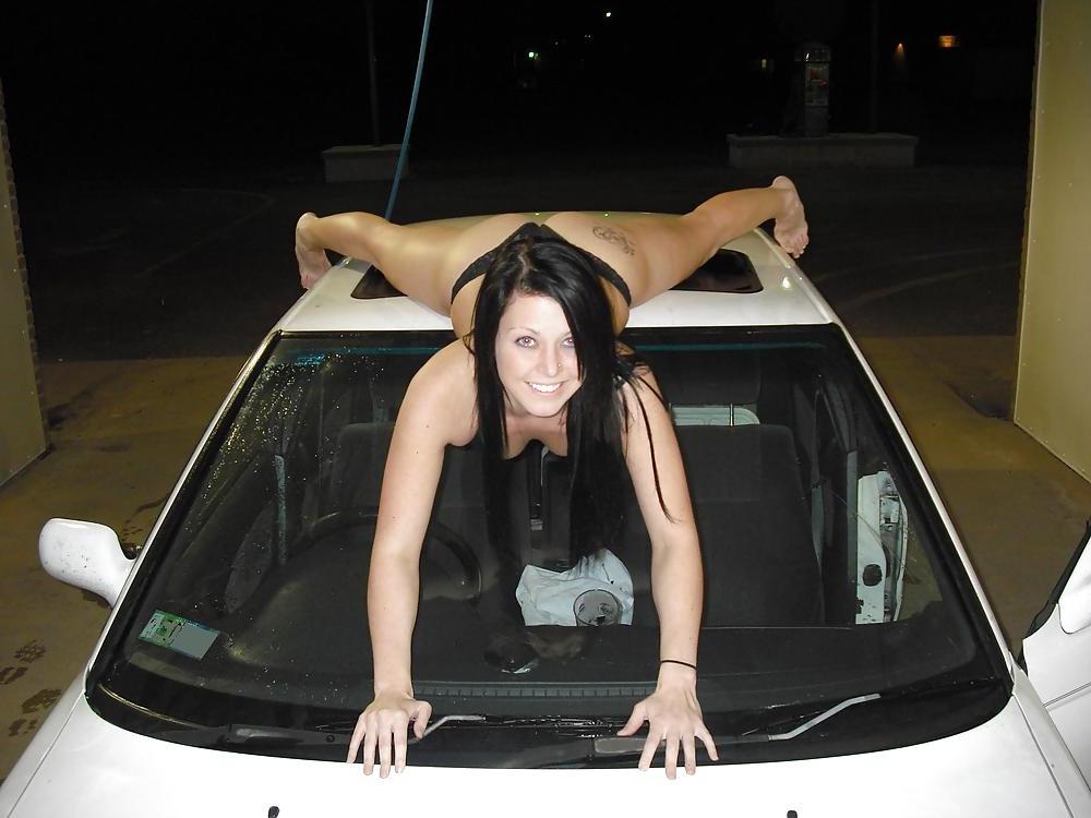25P Teen sexy car wash