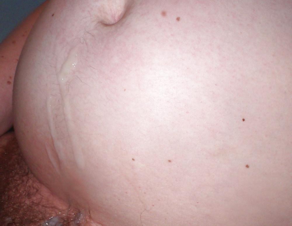 25P Cum on my pregnant belly