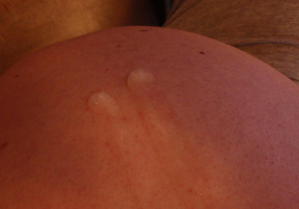 25P Cum on my pregnant belly