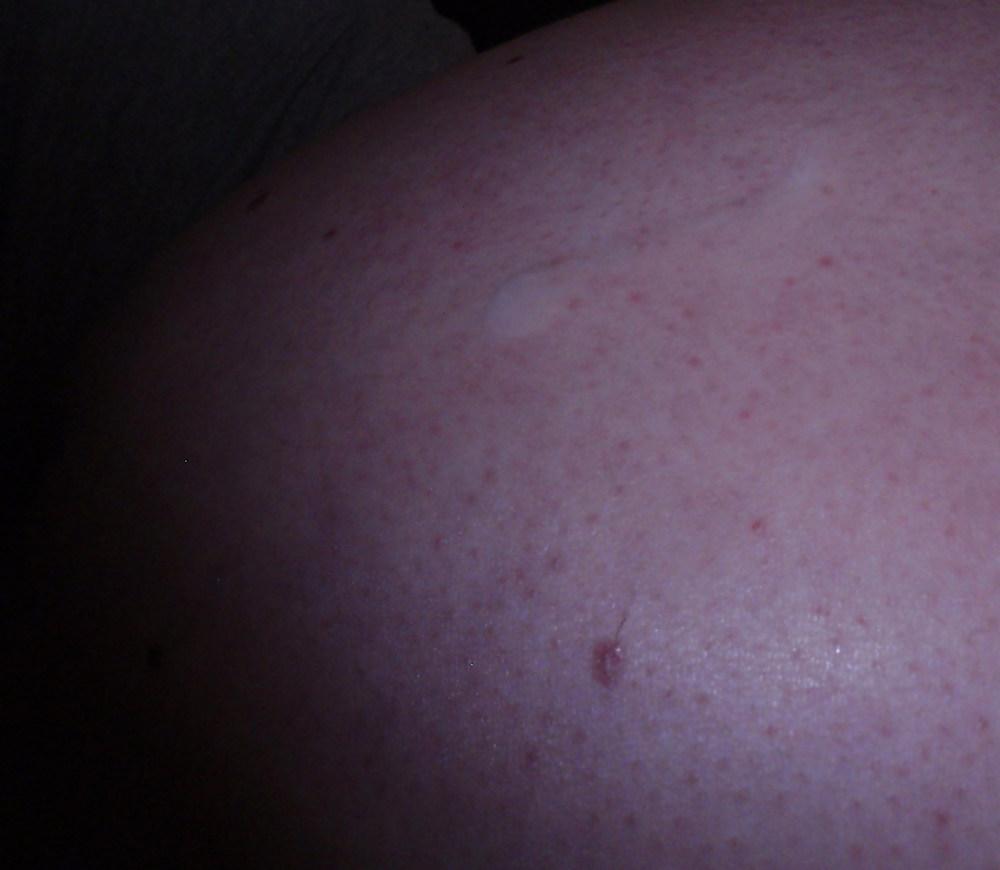 25P Cum on my pregnant belly