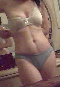15P Sharing my shy wife please cum on her panty ass