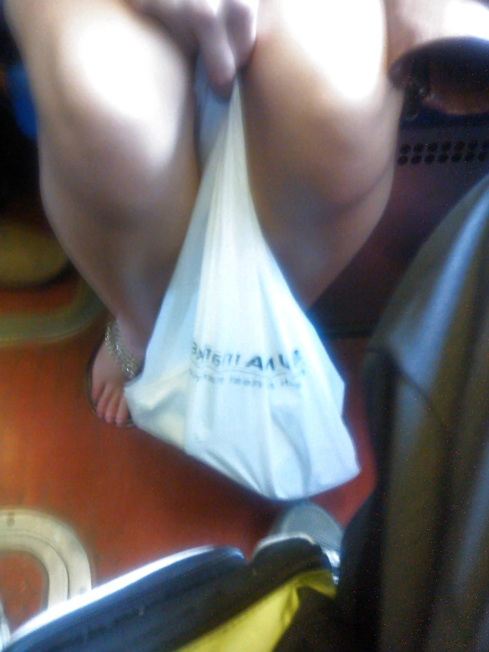 25P Cleavage on the train and other new voyeur gems.
