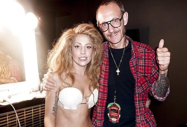 8P Lady Gaga Pre MMA'S Show Photos with Terry Richardson