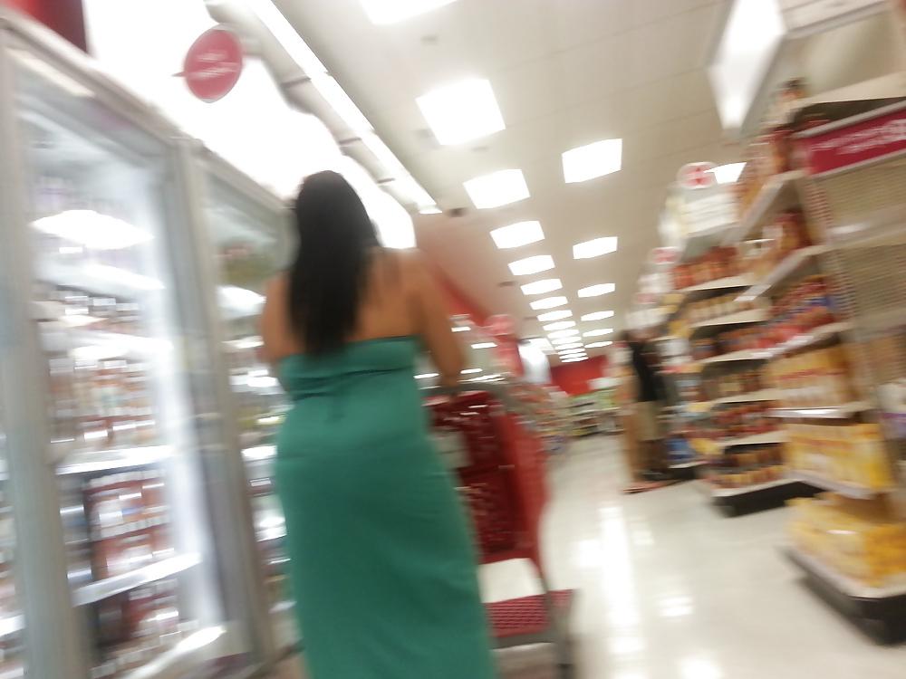 4P BBW Green Dress in a Thong