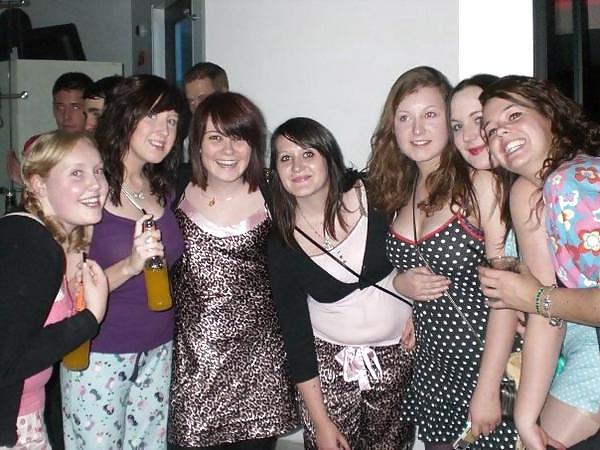 25P 2 or more girls in Satin Nighties
